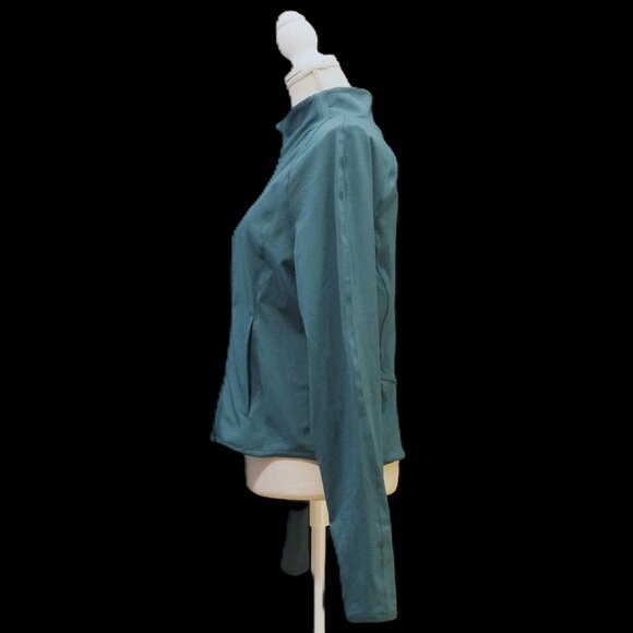 Yogalicious Lux Pacific Teal Athletic Full Zip Long Sleeve Jacket Women’s XXL - Picture 4 of 10